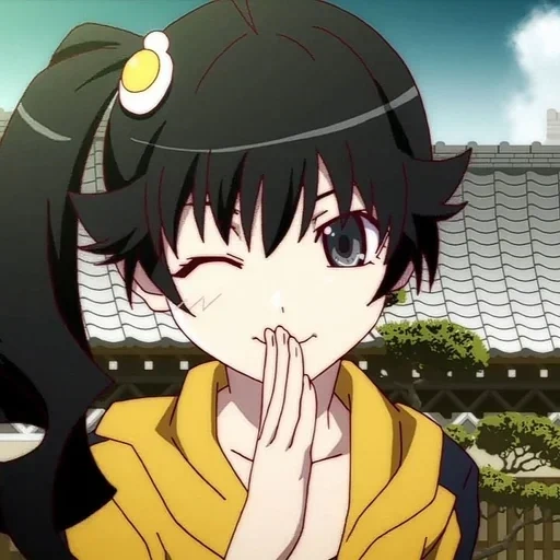 monogatari, karen araragi, araragi koyomi, karen araragi anime, karen araragi fanservice