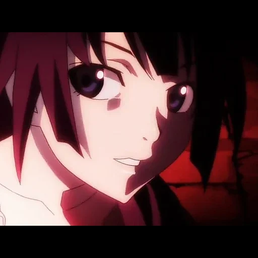 anime, der anime ist anders, anime frau, araragi senzgahara kuss