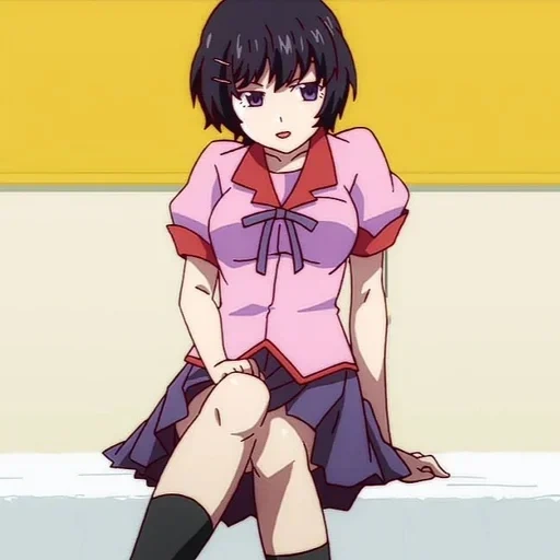 monogatari, hanekawa tsubasa, kizumonogatari tsubas, nisemonogatari anime 8 episode