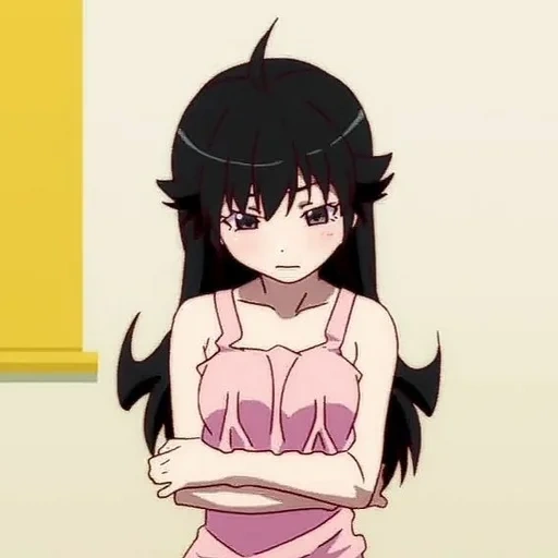 monogatari, nisemonogatari anime, nisemonogatari ararags, karen araragi fanservice