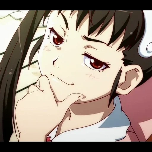 satu chan, monogatari, anime monogatari, monogatari hachikuji atfbooru, anime nisemonogatari 8 episode