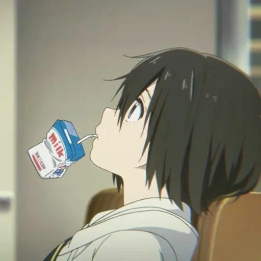 anime pessoal, cara de anime, anime bebe suco, personagens de anime, anime yuzuru nisimi