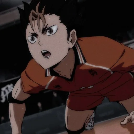 haikyuu, vôlei de campo no quarto trimestre, personagem de voleibol de xino, vôlei de anime xiye xu, vôlei anime nishinoya tobio