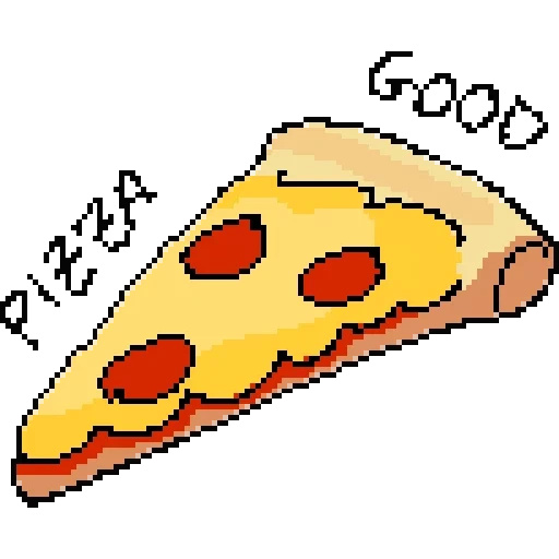pizza, pizza, comer pizza, pizza klipat, uma pizza de klipat