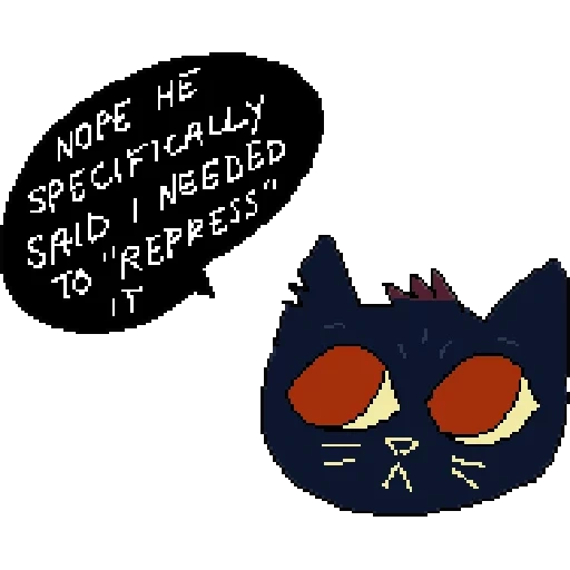 gatto, night in the woods, woods may lites night, diario di wood night may