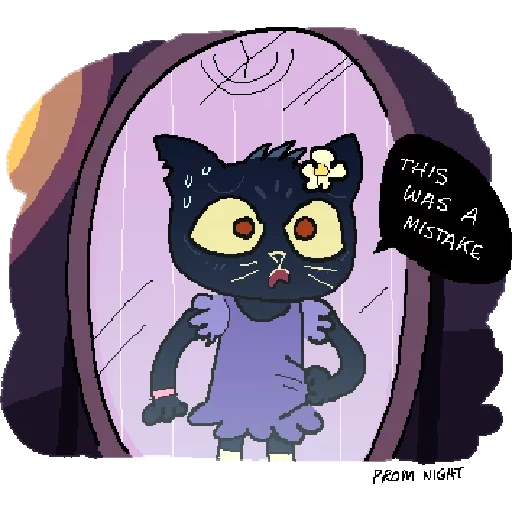 кот, кошка, котики, кошечка, night in the woods