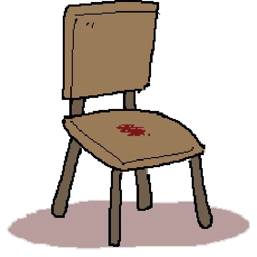 der stuhl, clip stuhl, cartoon stuhl, cartoon kinderstuhl, muster für die schule stuhl