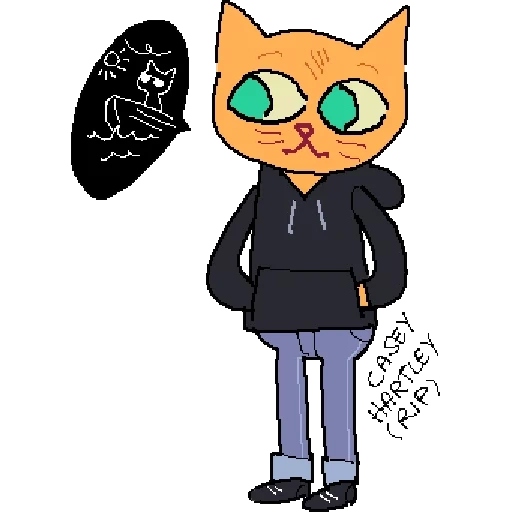 nitw may, nitw casey, noche en el bosque gato, noche en el bosque casey, casey hartley night in the woods