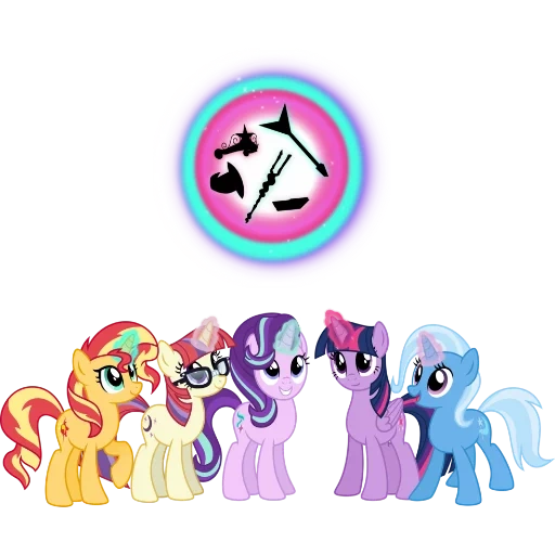 pony, pônei, a amizade é um milagre, my little pony friendship magic, mondense sunset flash starlight flash tracy