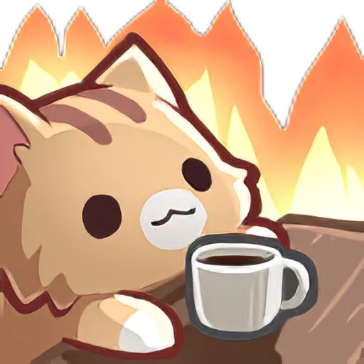 chat, émoter, catos, sanrio aggretsuko