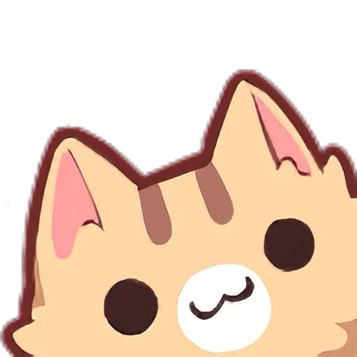 neko, emote, estouro, estimulação, selo kawai