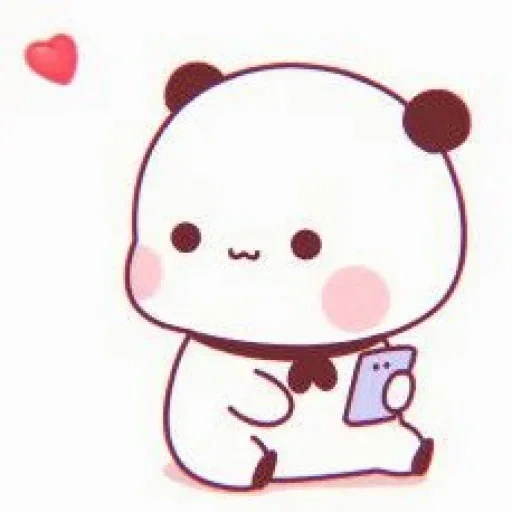 kawaii, kawaii drawings, cute drawings, lovely panda drawings, panda is a sweet drawing