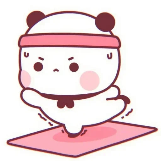 kawaii, kawaii, sin-chan, desenhos fofos, panda é um desenho doce