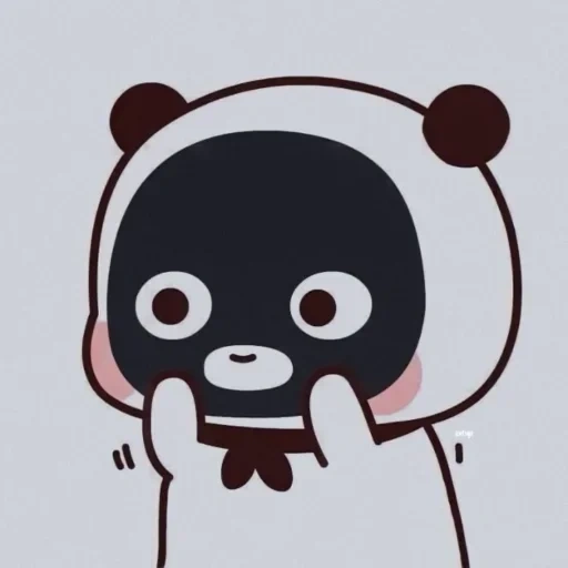panda, diagram, pola panda, pola panda dangkal, panda dicat lucu