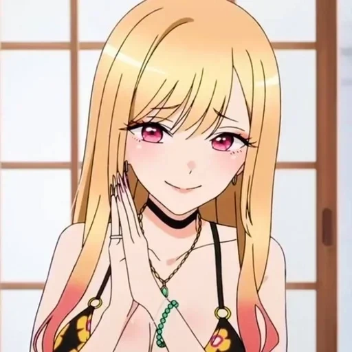 anime, filles anime, fille animée, l'anime est chaud, fille anime blonde