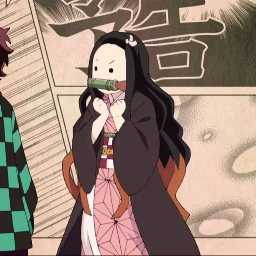 nezuko, nezulco, xiangteningzi, personagem de anime, animação de xiangteno