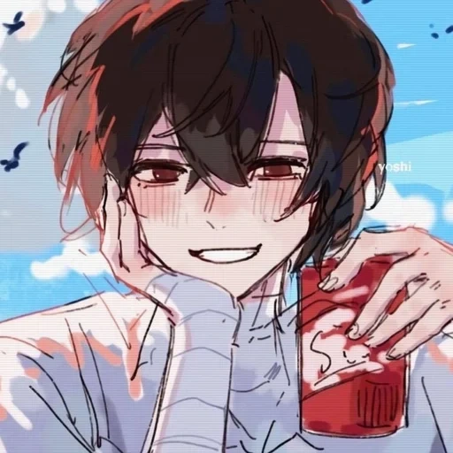 gambar, dazai chuya, osamu dadzai, dadzai osamu 2020, dadzai osamu ahegao art