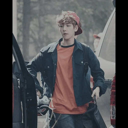 baixing, carnell, park chang-yeong, exo baekhyun, capelli ondulati di baekhyun