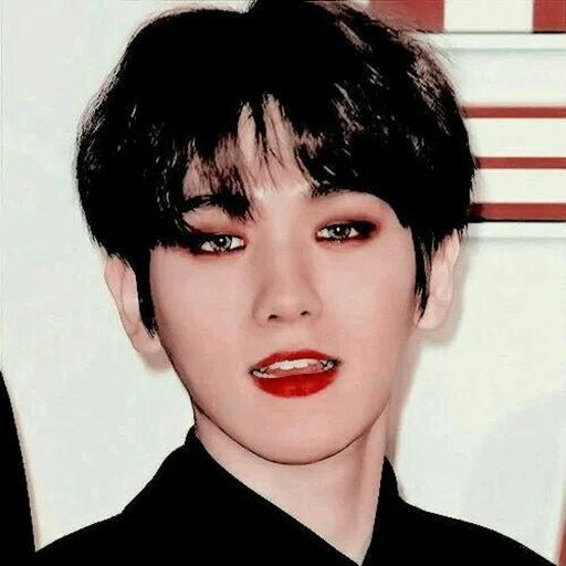 beun bekhyun, exo chanyeol, exo baekhyun, aktor drama, estetika bekhen hitam