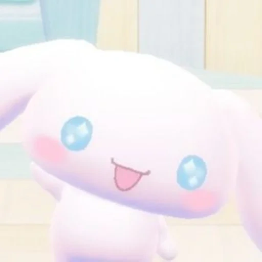 a toy, cinnamoroll, anime cute drawings, cinnamoroll tomotor, cinmoroll aesthetic game