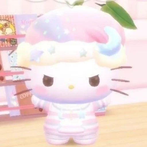 sanrio, my melody, bonjour kitty, esthétique sanrio katie, pyjama poutine esthétique chatte