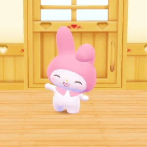 sanrio, my melody, bonjour kitty, jeux de tomotoru, my melody kitty jeu de chat