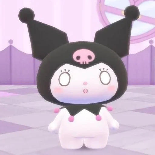 kuromi, kuromi kitty, kuromi dan melodi, kuromi sanrio kras, mainan kuromi sanrio