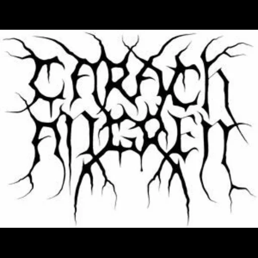 black metal, дэт метал шрифт, death metal шрифт, carach angren шрифт, симфонический блэк метал