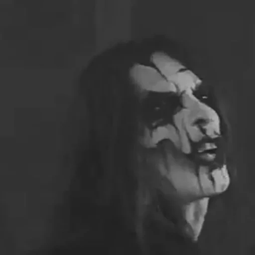 ребенок, человек, ворон фильм, группа abruptum, corpse paint черно белое