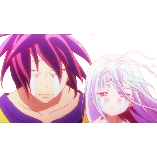 anime, type d'animation, anime shiro sora, personnages d'anime, no game no life