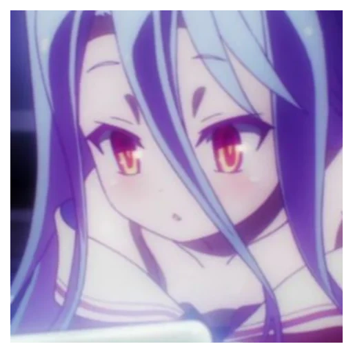 shiro ngnl, нет игры нет жизни, shiro, no game no life shiro, аниме