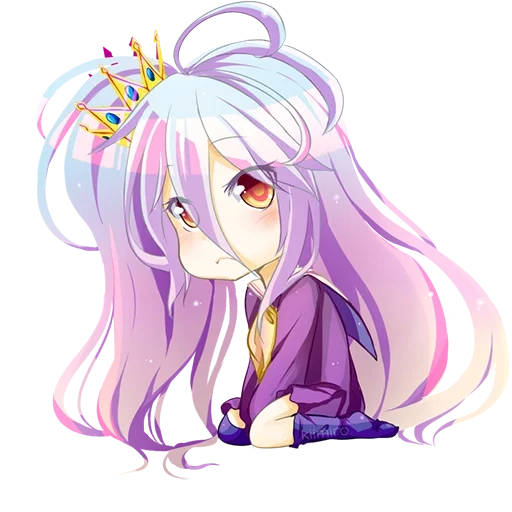 shiro ngnl, anime shiro, shirh no game no life