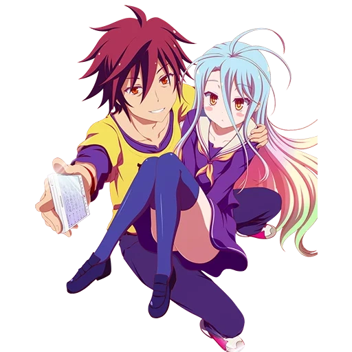 sora shiro, anime shiro sora, nessun gioco nessuna spazzatura vivente, no game no life stagione 2, no game no life data di uscita della seconda stagione