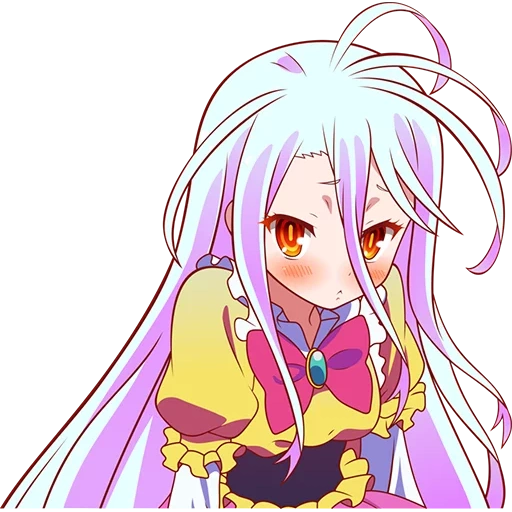 shiro, anime di shiro, shiro ngnl, non c'è vita senza gioco, no game no life shiro