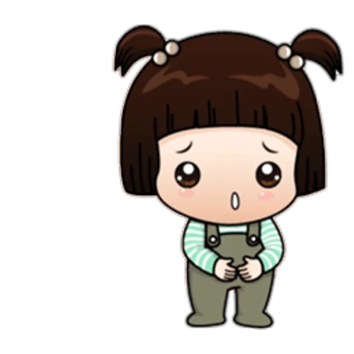 manher chan chibi, girl stickers, autocollant, autocollants, styker girl asia