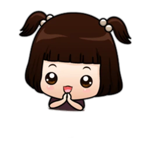 dessin, kavai stickers, autocollant, stylest girl asia, menher chan chibi