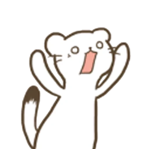 cat, dancing cat, cute cats stickers, kawaii cats, cat