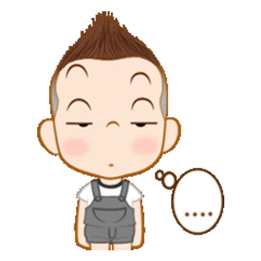 autocollant turkmène, chibi, stickers telegram, chibi personnages, autocollants chibi