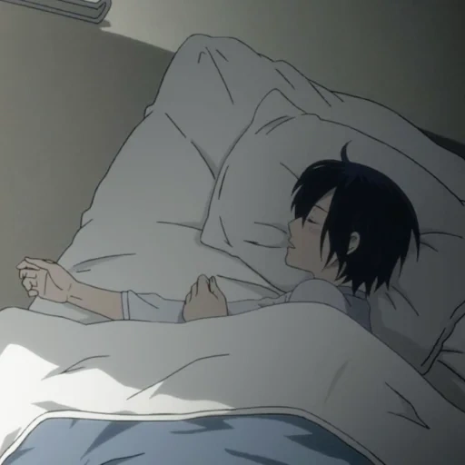 рисунок, персонажи аниме, бездомный бог 2 сезон, бездомный бог ято спит, темный дворецкий спящий сиэль