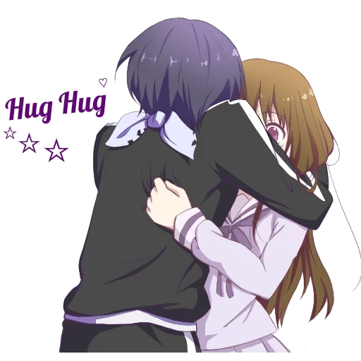 anime hieri and yato, anime yato and hiyori, yato and hiyuri, drawing, cute vapors of anime