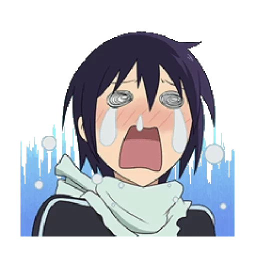 foto, personagens de anime, o anime de deus sem teto, deus sem teto yato chora, qual é o deus sem teto chorando