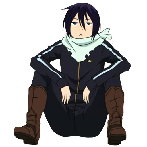 yato at full growth tunawisma dewa, tunawisma dewa anime, dewa yato, tunawisma dewa, stiker tunawisma dewa