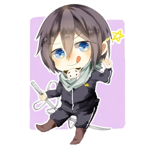 chibi yato tunawisma dewa, chibi tunawisma dewa, norages chibi, chibi yato, anime chibi tunawisma dewa