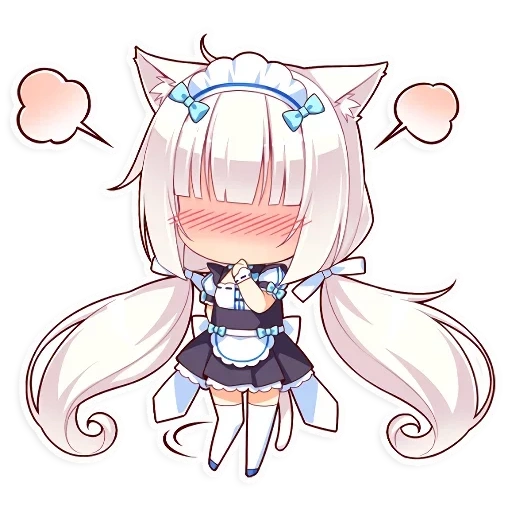 nekopara, ванилла некопара, vanilla nekopara, аниме некопара чиби, ванилла некопара чиби