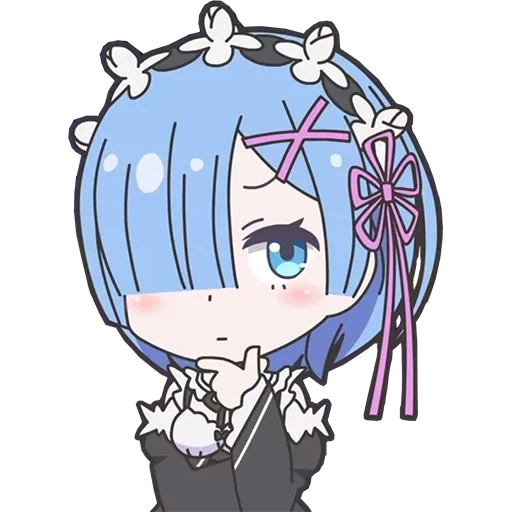 the chibi people, rem chibi, remre zero, remre zero chibi