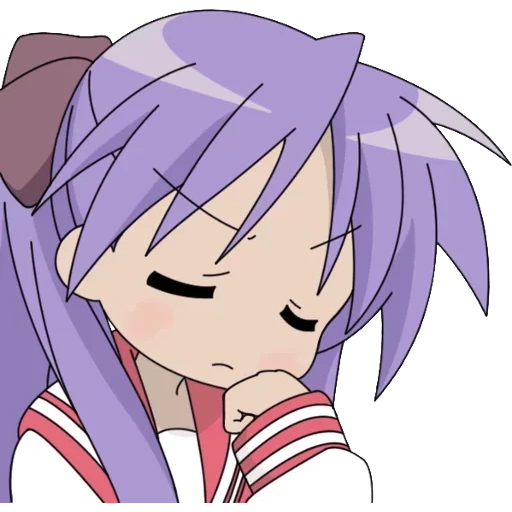 animation, lucky star, aoi hiragi, kagami hiragi