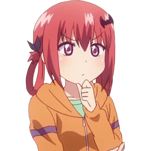 anime, anime setania, dropout gabriel, satania kurumizava, anime gabriel satania