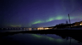 luzes polares, aurora boreal, imagem da luz do norte, as luzes do norte de murmansk, aurora boreal