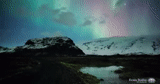as montanhas, garoto, aurora boreal, aurora boreal, ilhas lofotensky luzes do norte