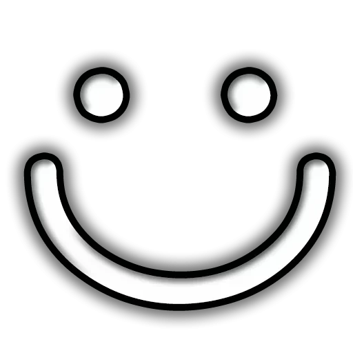 ícone sorri, símbolo de sorriso, crachá de sorriso, símbolo de riso, sorria e sorria